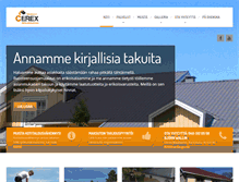 Tablet Screenshot of cerex.fi